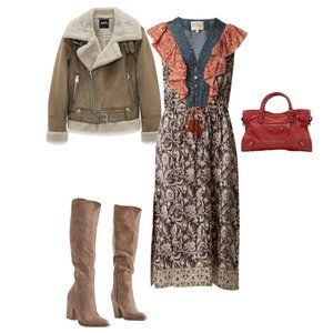 SEA NEW YORK | 100% silk ruffle dress